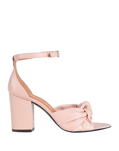 VIA ROMA 15 Sandals Light pink Leather
