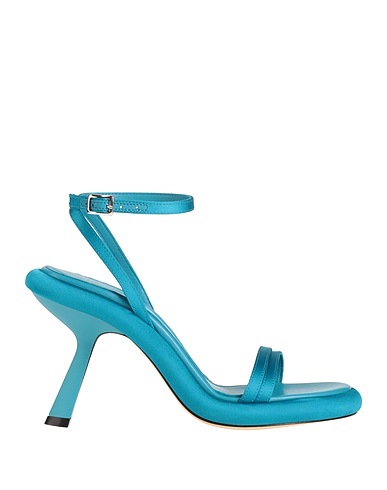 VIC MATIĒ Sandals Deep teal Textile fibres