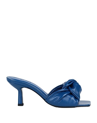 BY FAR Sandals Blue Leather