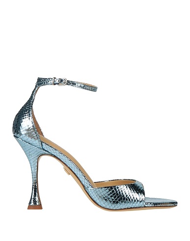 LOLA CRUZ Sandals Sky blue Leather
