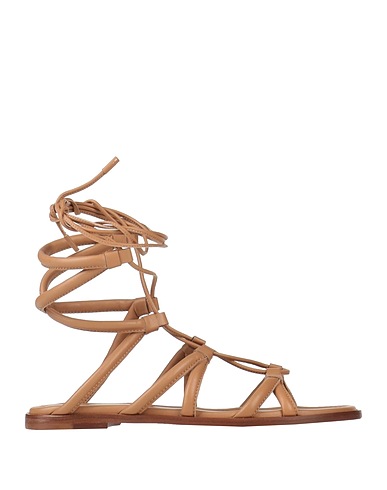 GIANVITO ROSSI Sandals Camel Leather