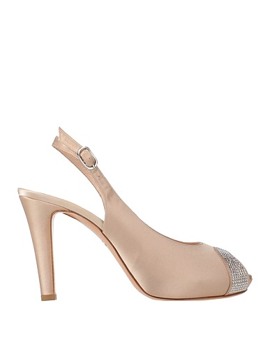 ELATA Sandalen Beige Gewebefasern