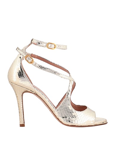 BIANCA DI Sandals Platinum Leather