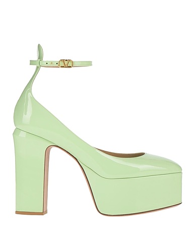 VALENTINO GARAVANI Court Light green Leather
