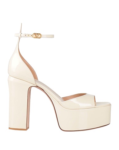 VALENTINO GARAVANI Sandals Ivory Leather