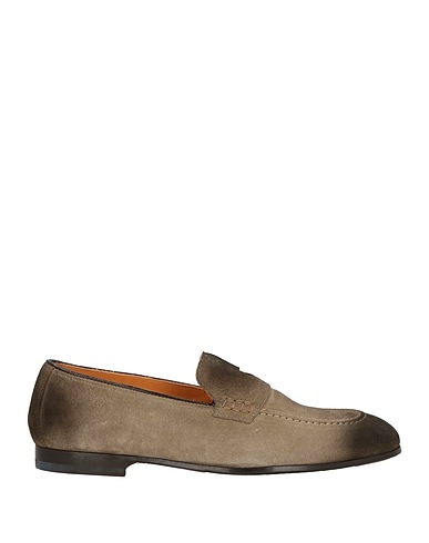 DOUCAL'S Loafers Grey Leather