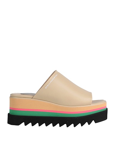 STELLA McCARTNEY Sandals Beige Textile fibres