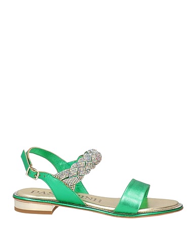 PASQUINI Sandalen Grün Leder