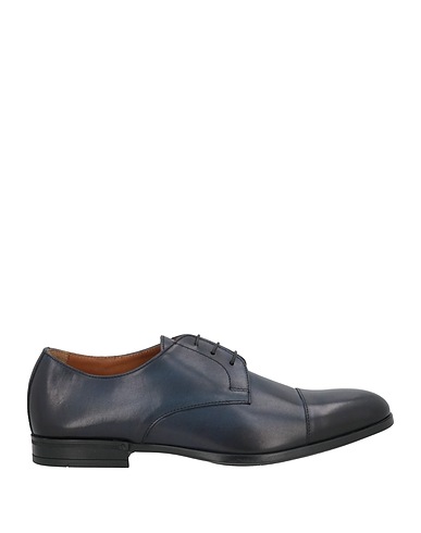 DOUCAL'S Stringate Blu notte Pelle