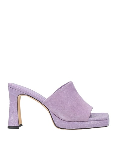 BY FAR Sandals Mauve Leather