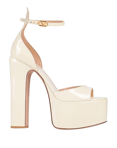 VALENTINO GARAVANI Sandals Ivory Leather