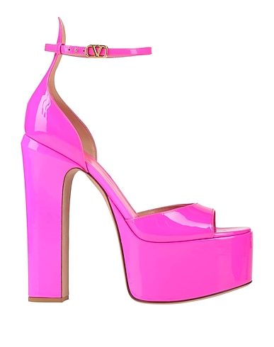 VALENTINO GARAVANI Sandals FUCSIA Leather