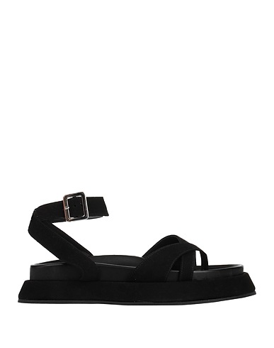 GIA / RHW Flip flops Black Leather
