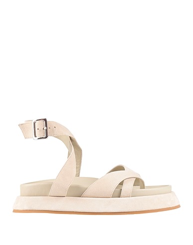 GIA / RHW Flip flops Light grey Leather
