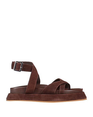 GIA / RHW Flip flops Dark brown Leather