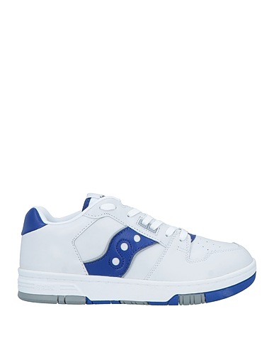 SAUCONY Sneakers White Leather, Textile fibres
