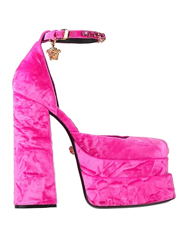 VERSACE Pumps Fuchsia Gewebefasern