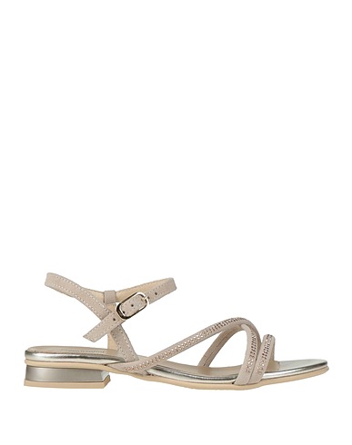 NERO GIARDINI Sandals GRIGIO CHIARO Leather