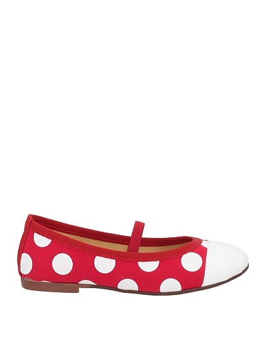 BALLERETTE Scarpe eleganti ROSSO Fibre tessili