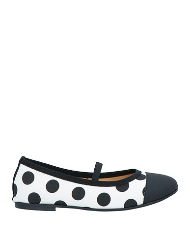 BALLERETTE Formal shoes BIANCO Textile fibres