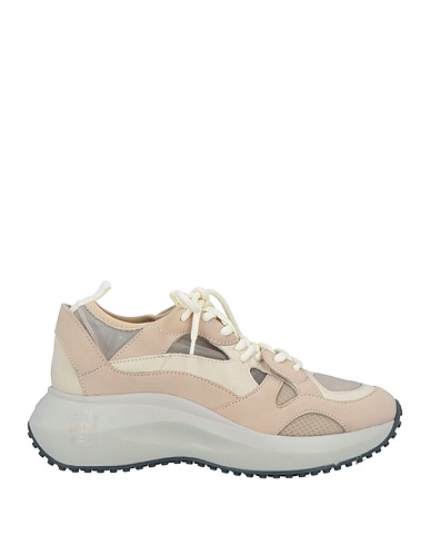 VIC MATIĒ Sneakers Light brown Leather, Textile fibres