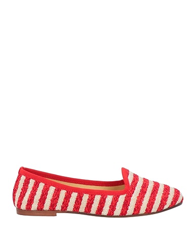 BALLERETTE Formal shoes Red Textile fibres