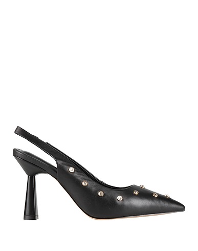 EMANUÉLLE VEE Pumps Schwarz Leder