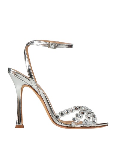 CHANTAL 1962 Sandali Argento Pelle, PVC - Polivinilcloruro