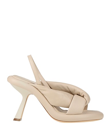 VIC MATIĒ Sandals Beige Leather