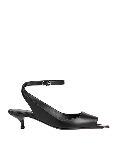 MCQUEEN Sandalen Schwarz Kalbsleder