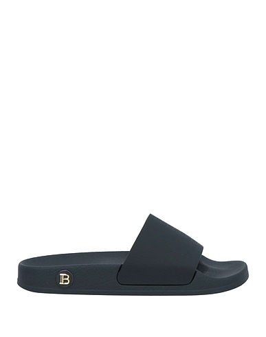 BALMAIN Sandals Black Calfskin