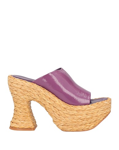 PALOMA BARCELÓ Espadrillas Malva Pelle