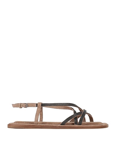 BRUNELLO CUCINELLI Sandals Sand Leather
