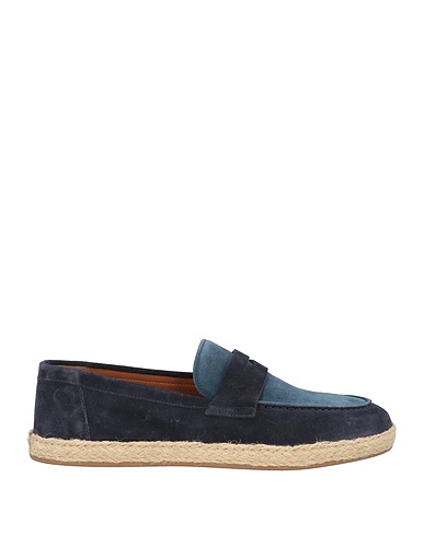 DOUCAL'S Loafers Navy blue Leather