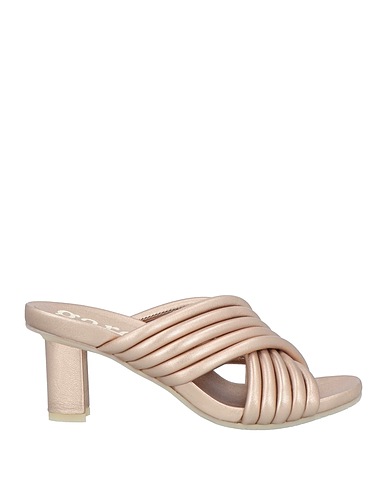 PEDRO GARCÍA Sandals Gold Leather
