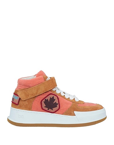 DSQUARED2 Sneakers Camel Leather, Textile fibers