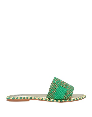 DE SIENA Sandali Verde Fibre tessili
