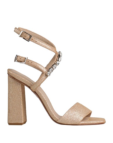 GIANCARLO PAOLI Sandals Platinum Leather