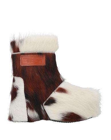 DSQUARED2 Ankle boot Off white Cow leather