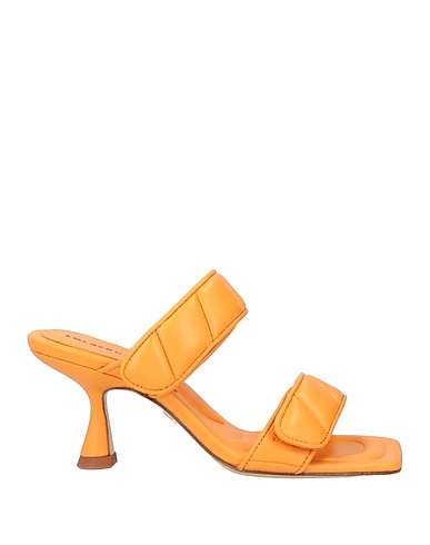 LOLA CRUZ Sandalen Mandarine Leder
