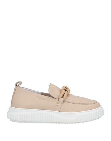 VOILE BLANCHE Mocassino Beige Pelle