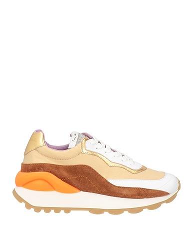 VOILE BLANCHE Trainers Leather, Textile fibres