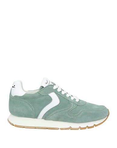 VOILE BLANCHE Sneakers Verde salvia Pelle, Pelle di vitello