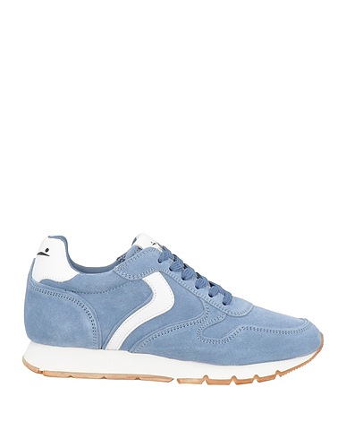 VOILE BLANCHE Sneakers Light blue Leather, Calfskin