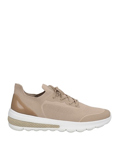 GEOX Sneakers Taupe Textile fibres