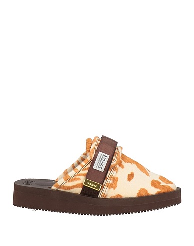 SUICOKE Mules and clogs Cream Cow leather