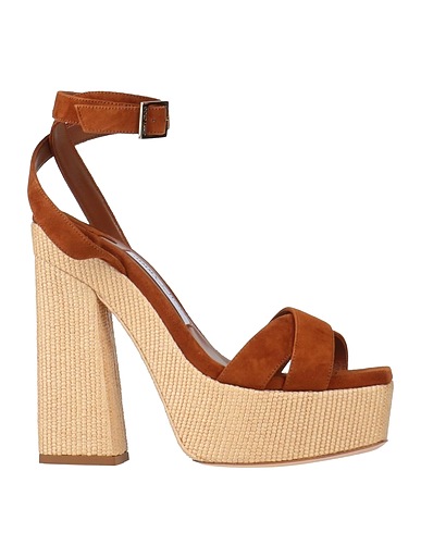 JIMMY CHOO Sandals Brown Leather