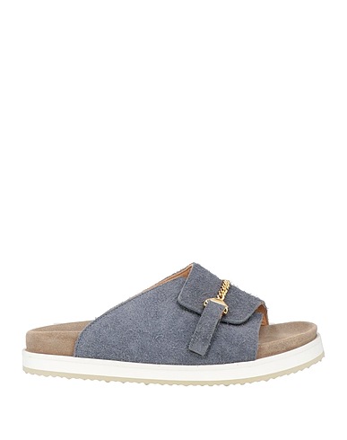 PAURA Sandals Pastel blue Leather