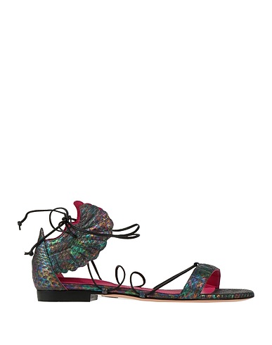OSCAR TIYE Sandals CARTA DA ZUCCHERO Leather