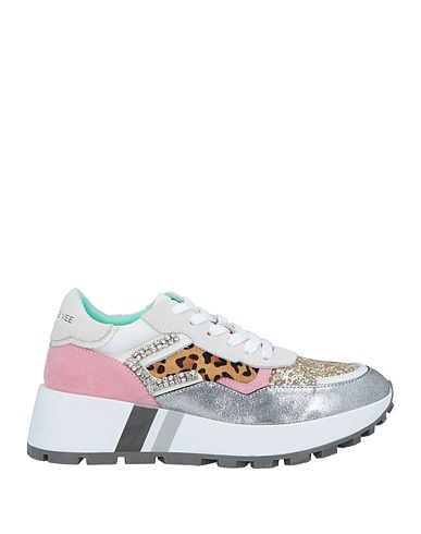 EMANUÉLLE VEE Sneakers Hellgrau Leder